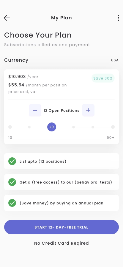 Hiring Platform App UI Kit - Screenshot 5