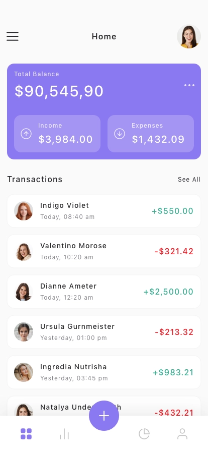 Digital Bank Mobile App UI Kit - Screenshot 1