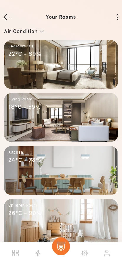Smart Home Mobile App UI Kit - Screenshot 1