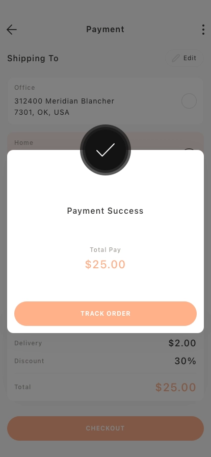 Sushi & Food Delivery Mobile App UI Kit - Screenshot 5