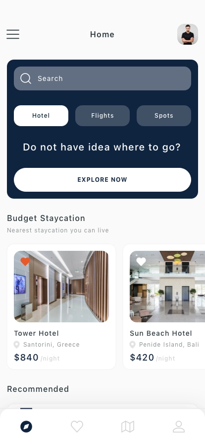 Travel Planner Mobile App UI Kit - Screenshot 1