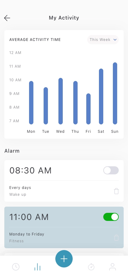 Wake & Time Mobile App UI Kit - Screenshot 4