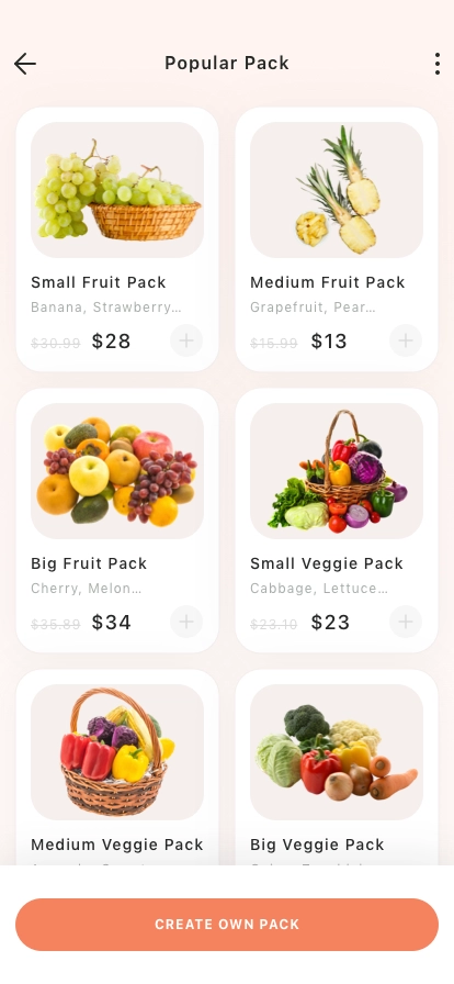 Grocery Delivery Mobile App UI Kit - Screenshot 3