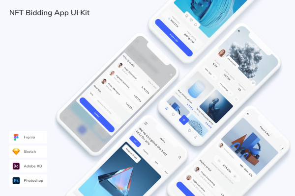 NFT Bidding App UI Kit