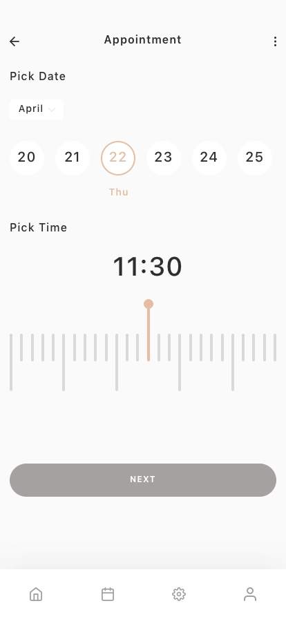 Hair Salon Appointment Mobile App UI Kit - Screenshot 4
