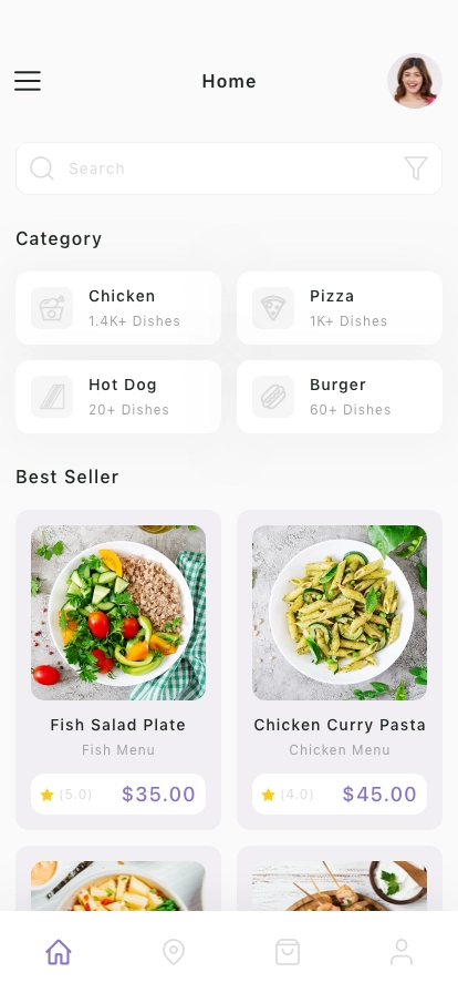 Food Delivery Mobile App UI Kit - Screenshot 1