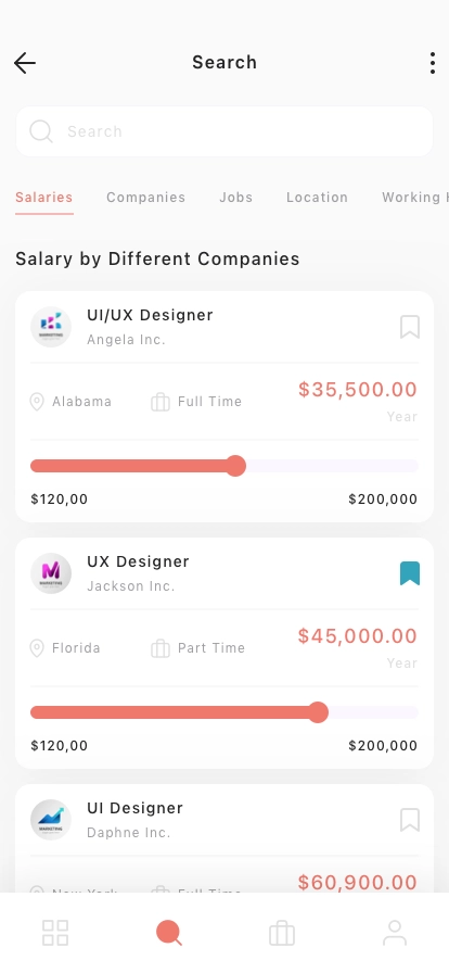 Job Platform Mobile App UI Kit - Screenshot 5