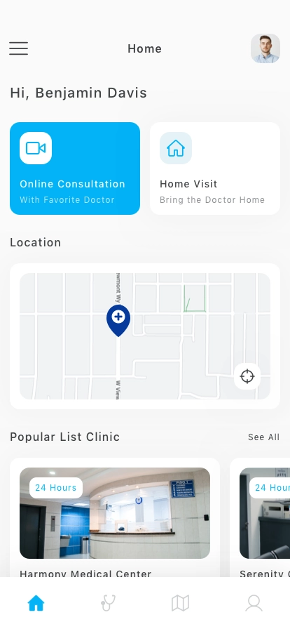 Doctor Appointments Mobile App UI Kit - Screenshot 1