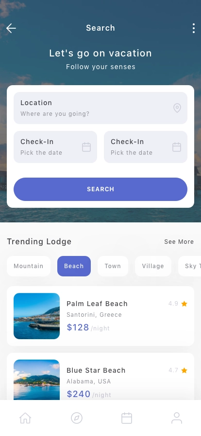 Hotel Booking Mobile App UI Kit - Screenshot 2