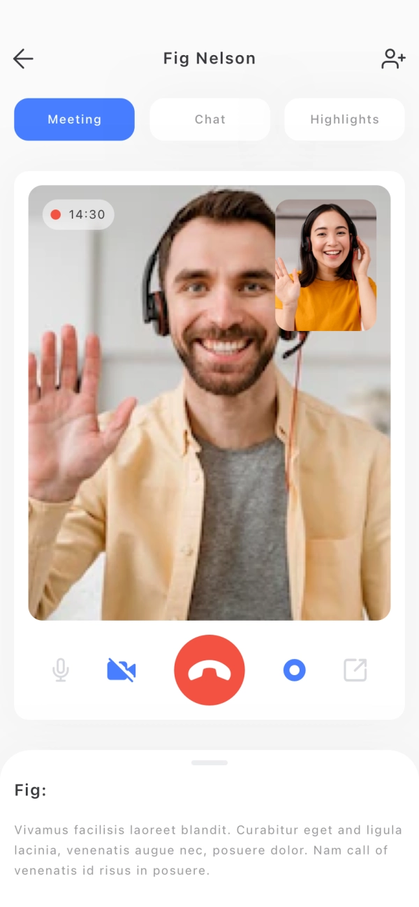 Call Recorder Mobile App UI Kit - Screenshot 2