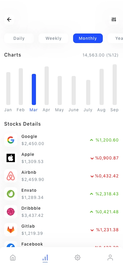 Savings Investing Mobile App UI Kit - Screenshot 2