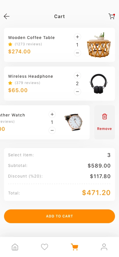 e-commerce App UI Kit - Screenshot 5