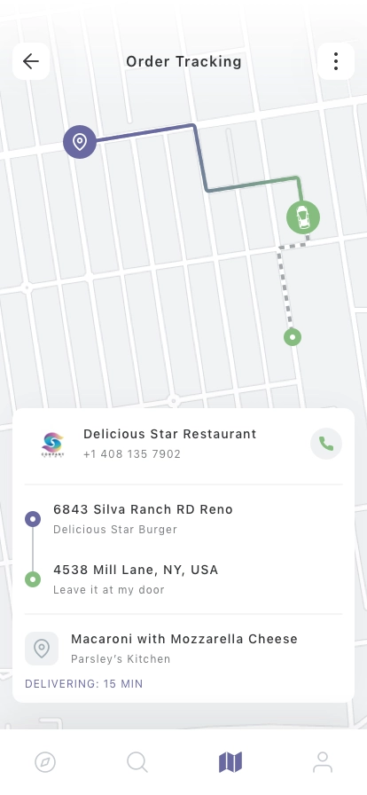 Navigation & Maps Mobile App UI Kit - Screenshot 1