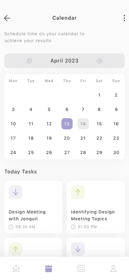 Task Scheduler Mobile App UI Kit - Screenshot 3