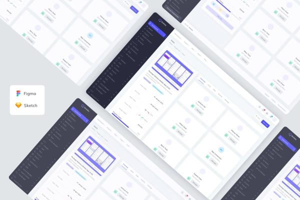Project Users Admin Dashboard Template UI Kit