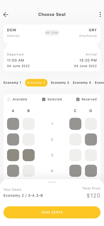 Train Tickets Mobile App UI Kit - Screenshot 4