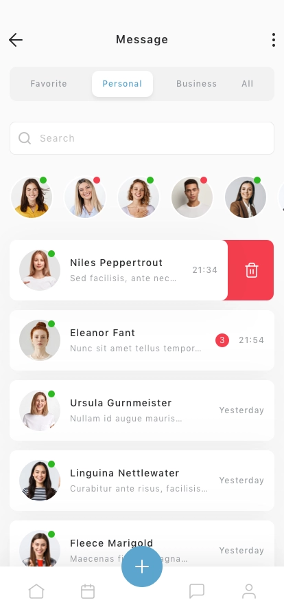 Meeting Mobile App UI Kit - Screenshot 2