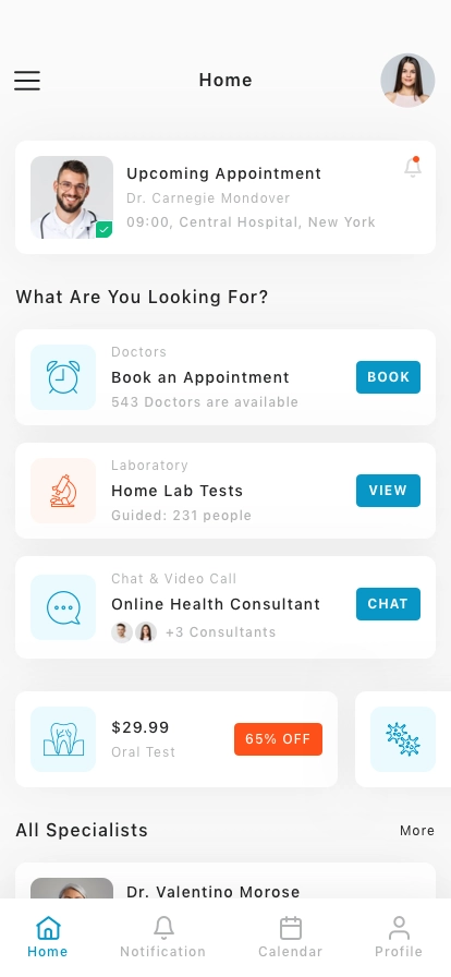 Medical App UI Kit - Screenshot 2