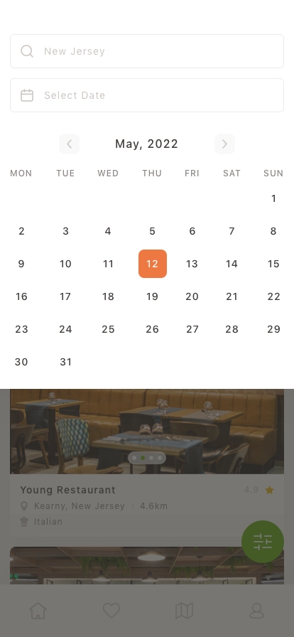 Restaurant Finder App UI Kit - Screenshot 3