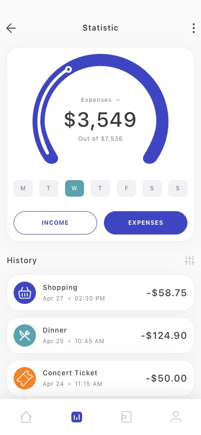 Money Management Mobile App UI Kit - Screenshot 4