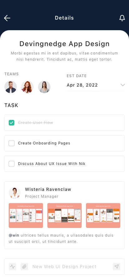 Task & ToDo List Mobile App UI Kit - Screenshot 4