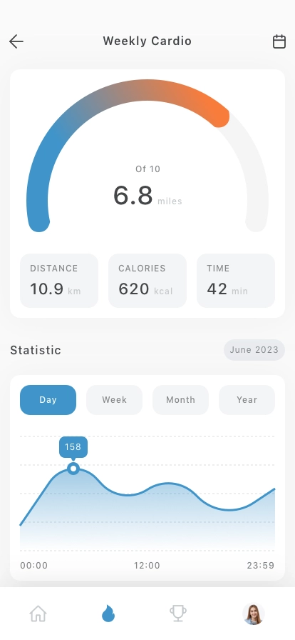 Fitness & Workout Mobile App UI Kit - Screenshot 4