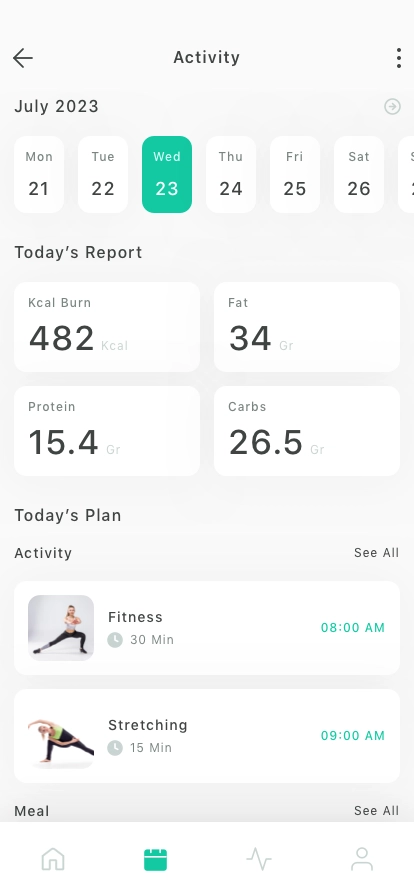 Workout Mobile App UI Kit - Screenshot 4