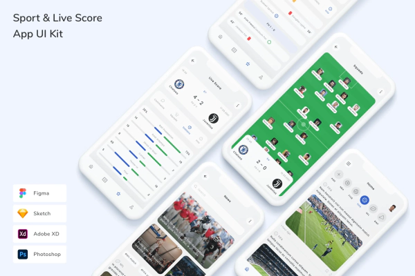 Sport & Live Score App UI Kit