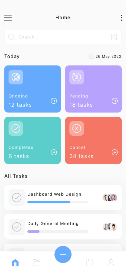 Task Management Mobile App UI Kit - Screenshot 3