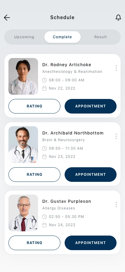 Healthcare Mobile App UI Kit - Screenshot 2