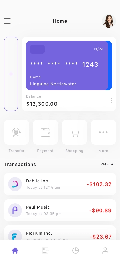Digital Banking Mobile App UI Kit - Screenshot 1