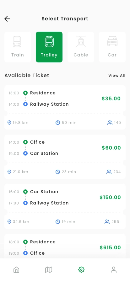 Public Transport App UI Kit - Screenshot 3