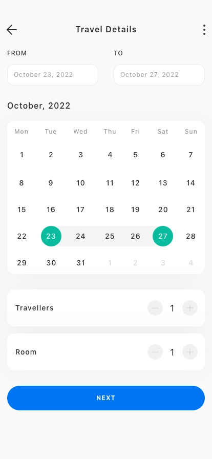 Travel & Tour Mobile App UI Kit - Screenshot 4
