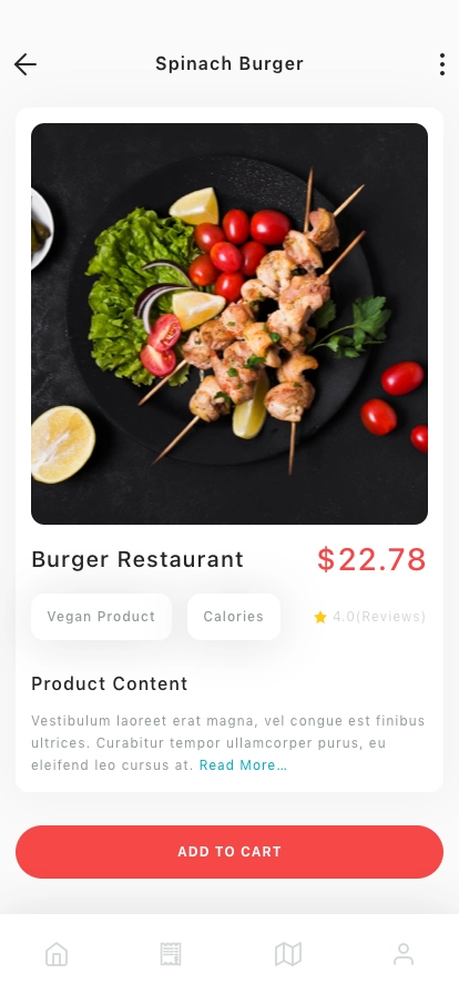 Food Delivery Mobile App UI Kit - Screenshot 3