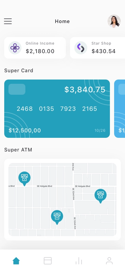 Banking Solutions Mobile App UI Kit - Screenshot 2