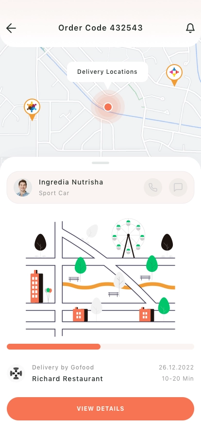 Food Order Mobile App UI Kit - Screenshot 5