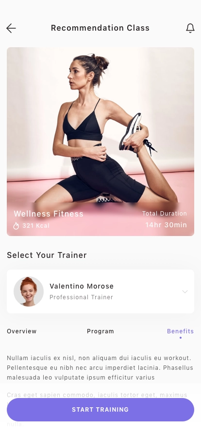 Workout Partners Finder Mobile App UI Kit - Screenshot 2