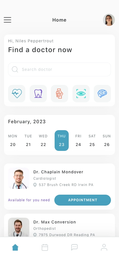 Medical Mobile App UI Kit - Screenshot 1