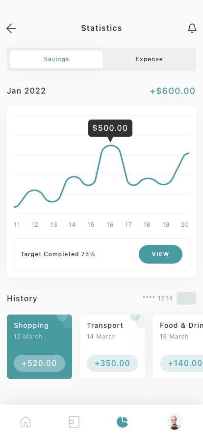 Finance & Banking Mobile App UI Kit - Screenshot 5