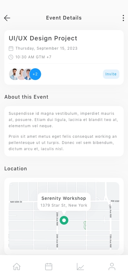 Work Tracker Mobile App UI Kit - Screenshot 4