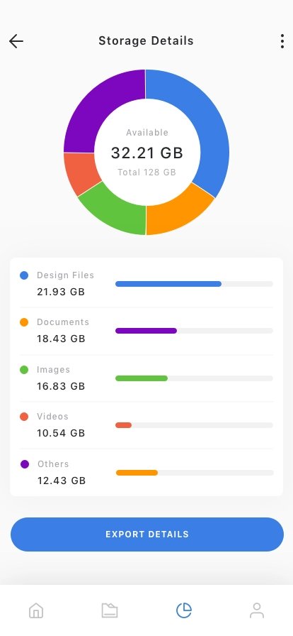 Cloud Storage App UI Kit - Screenshot 3