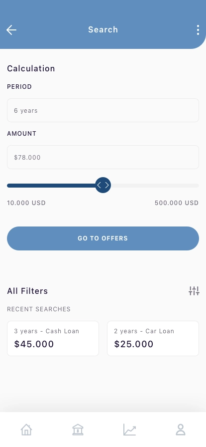 Loan Calculator Mobile App UI Kit - Screenshot 3