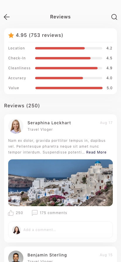 Travel Booking Mobile App UI Kit - Screenshot 4