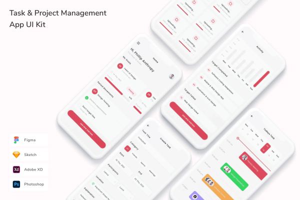 Task & Project Management App UI Kit