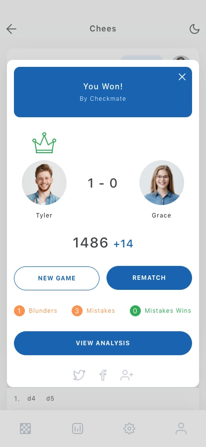Chess Game Mobile App UI Kit - Screenshot 3