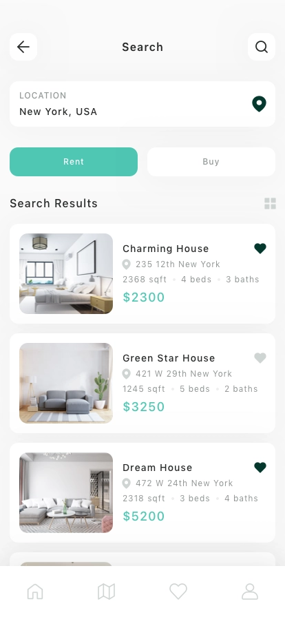 Property Finder Mobile App UI Kit - Screenshot 3