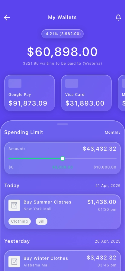 AI Payment Mobile App UI Kit - Screenshot 1