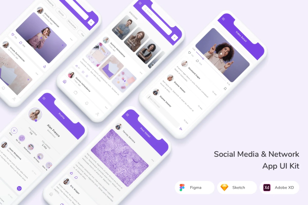 Social Media & Network App UI Kit