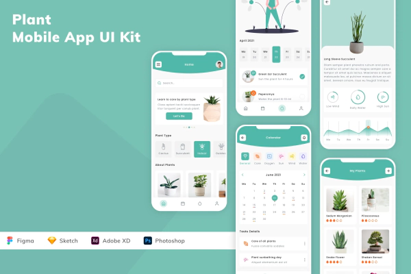 Plant Mobile App UI Kit