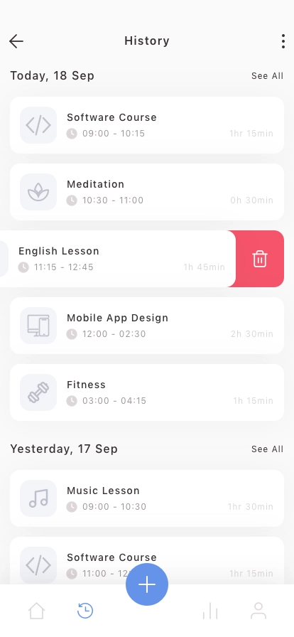 Pomodoro Mobile App UI Kit - Screenshot 3